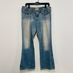 Abercrombie & Fitch Classic Blue bootcut Denim Jeans size 12 R!
